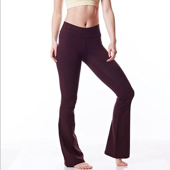 Green apple yoga flare legging pants - Picture 2 of 6